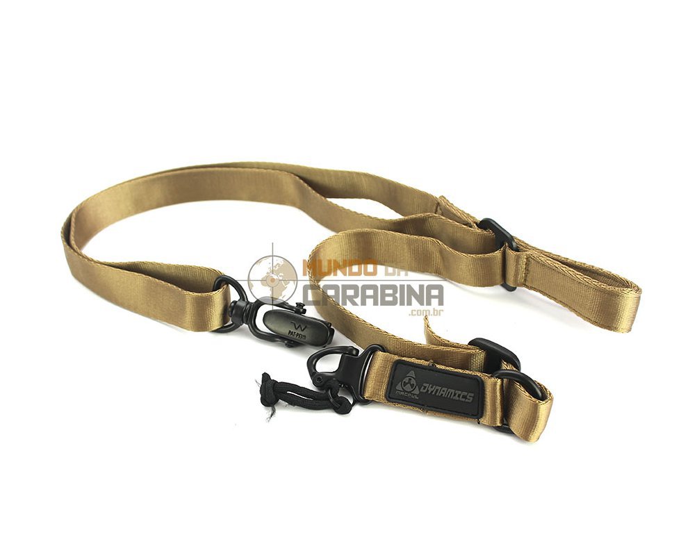 Bandoleira Tática 2 Pontas Sling Brow - Tan