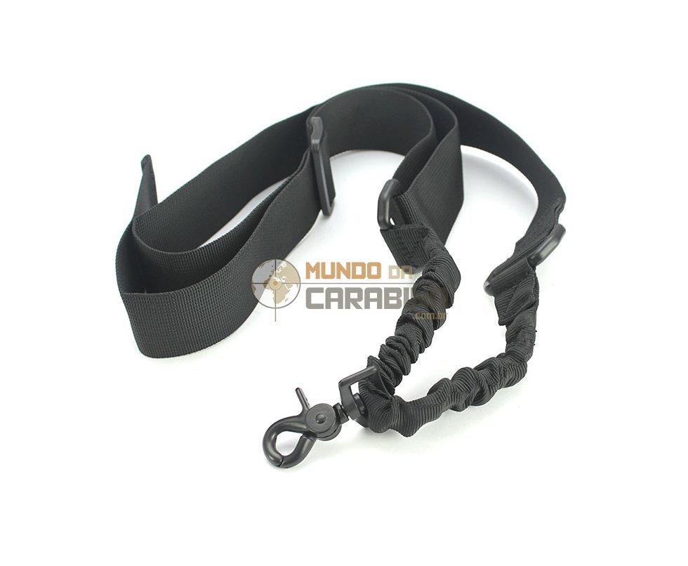 Bandoleira Tática 2 Pontas Sling - Preta