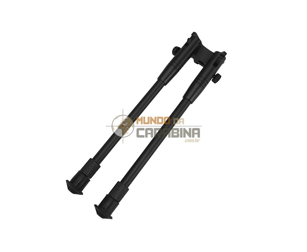 Bipe Tático Retratil Em Aluminio 25 A 40cm - Fixação 20/22mm