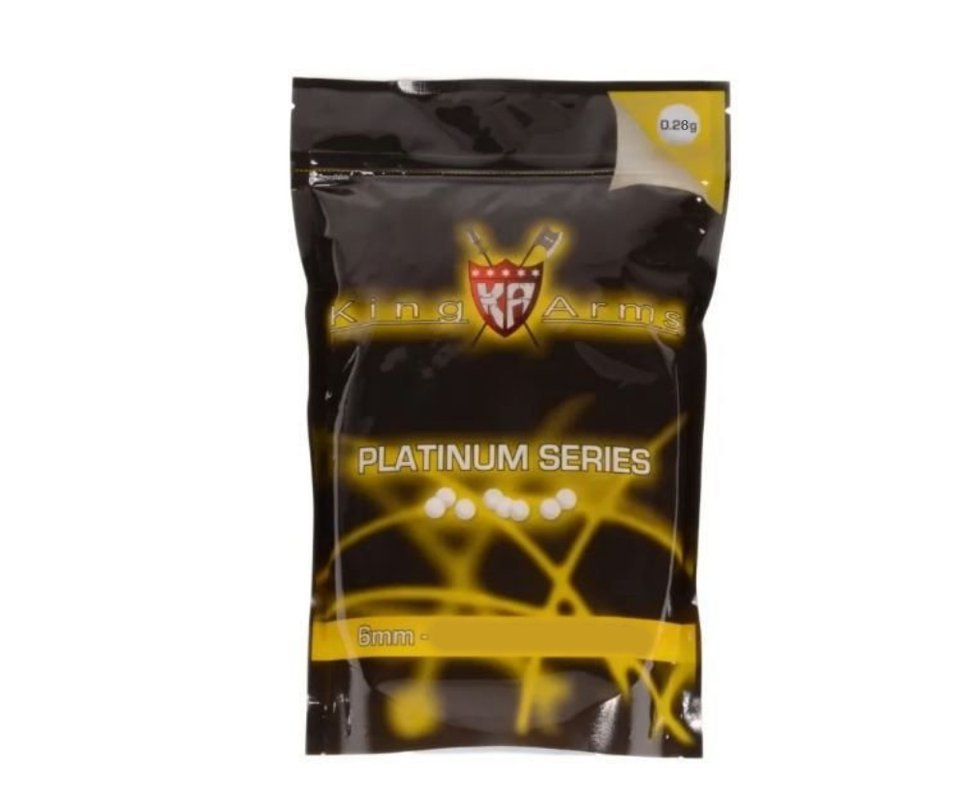 Esfera Plástica Bb 0,20 Branca - 5.000 Unid. - King Arms