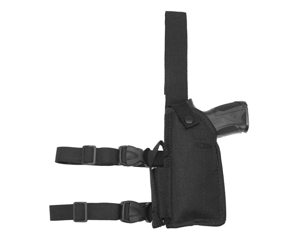 Coldre De Perna Para Pistola Com Regulagem Universal - Canhoto - Mundo Da Carabina
