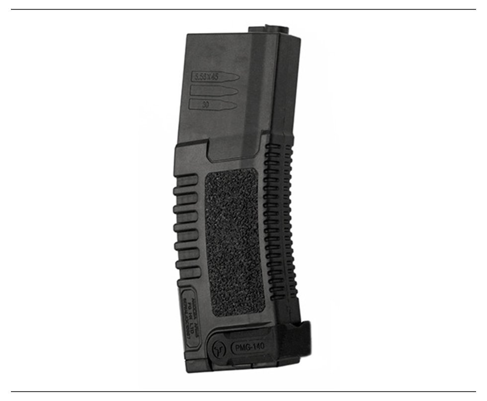 Magazine Para Airsoft, Marca Ares, Modelo Amoeba, 140 Bbs, Black