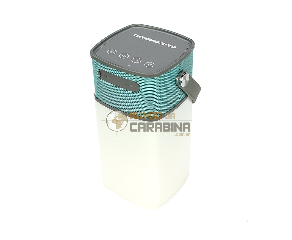 Caixa De Som Bluetooth Portátil Potente + Lâmpada/lampião - Speaker Lamp - Guepardo