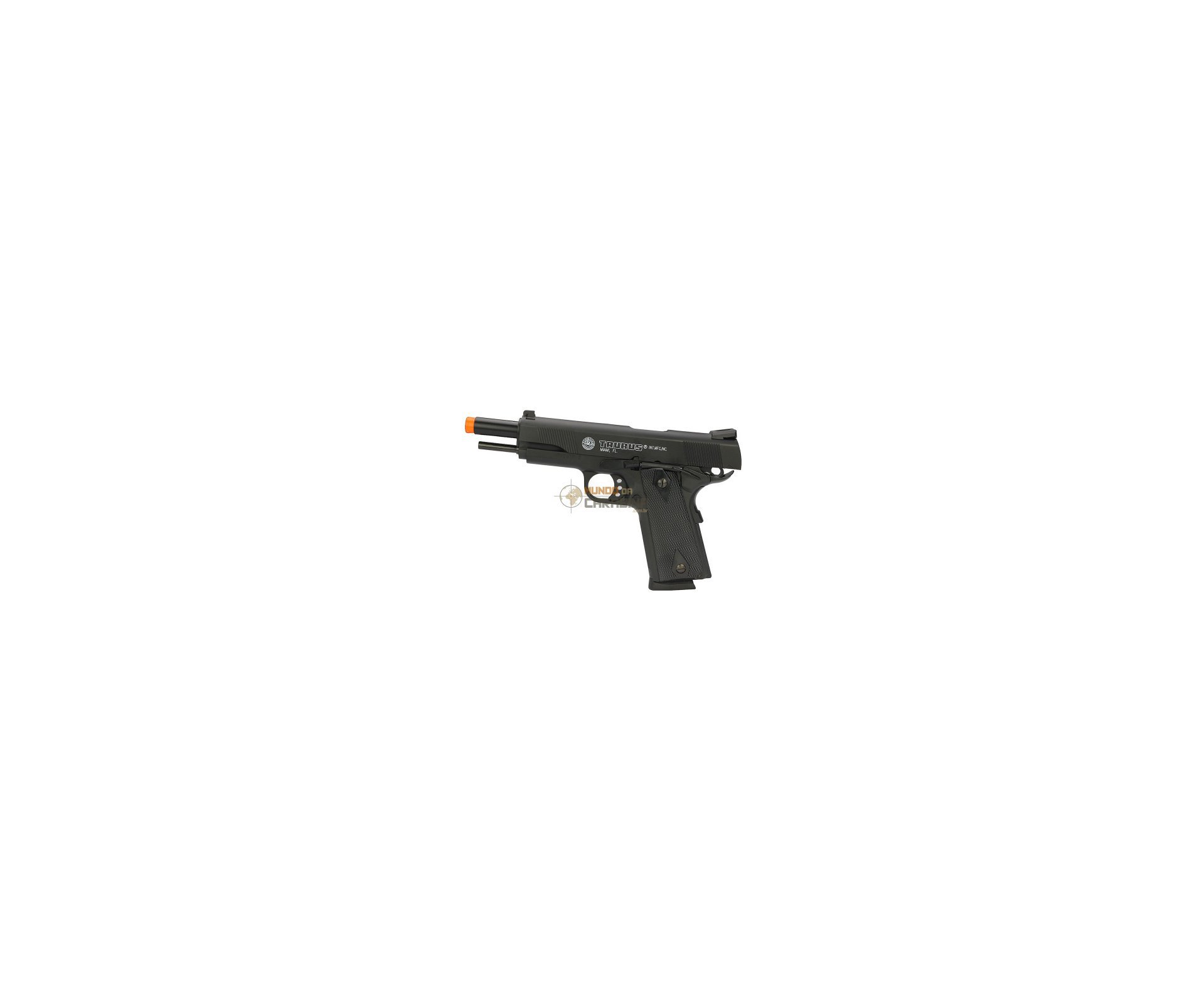 Pistola De Airsoft Taurus Pt 1911 Semi/metal + Case + 4000 Esferas 0,12g - Cybergun