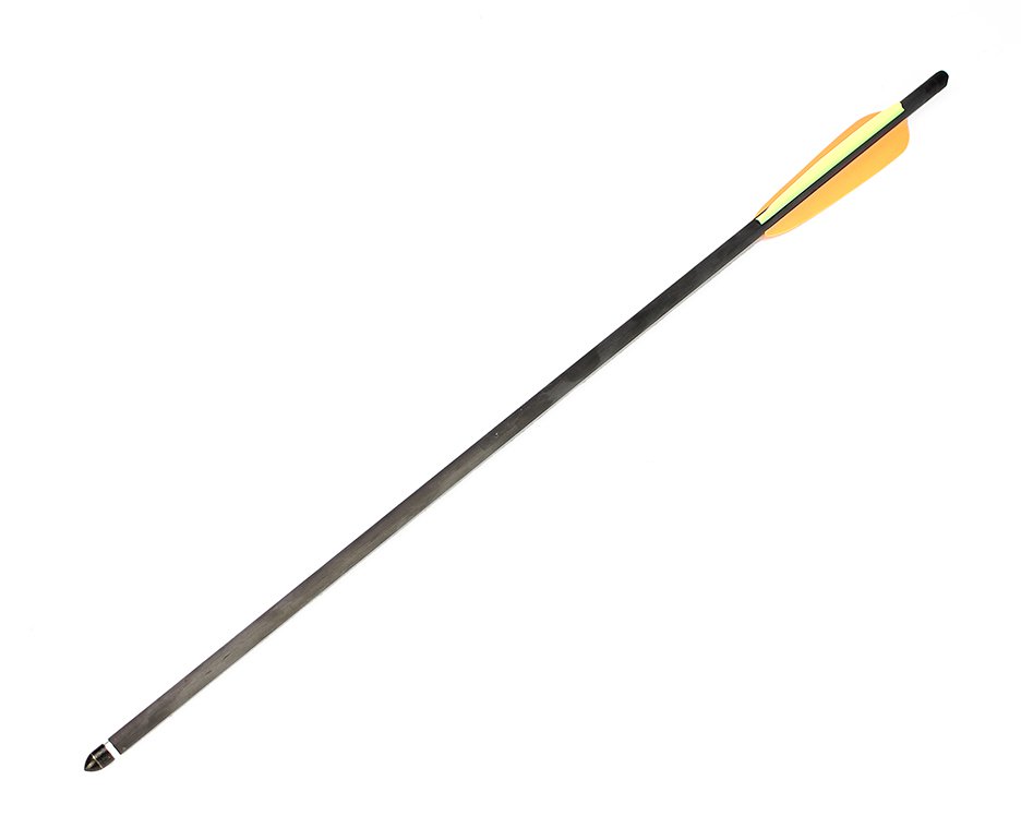 Setas Flecha De Carbono para Balestra longa Ponteira Rosqueável 22" 56cm - Man Kung