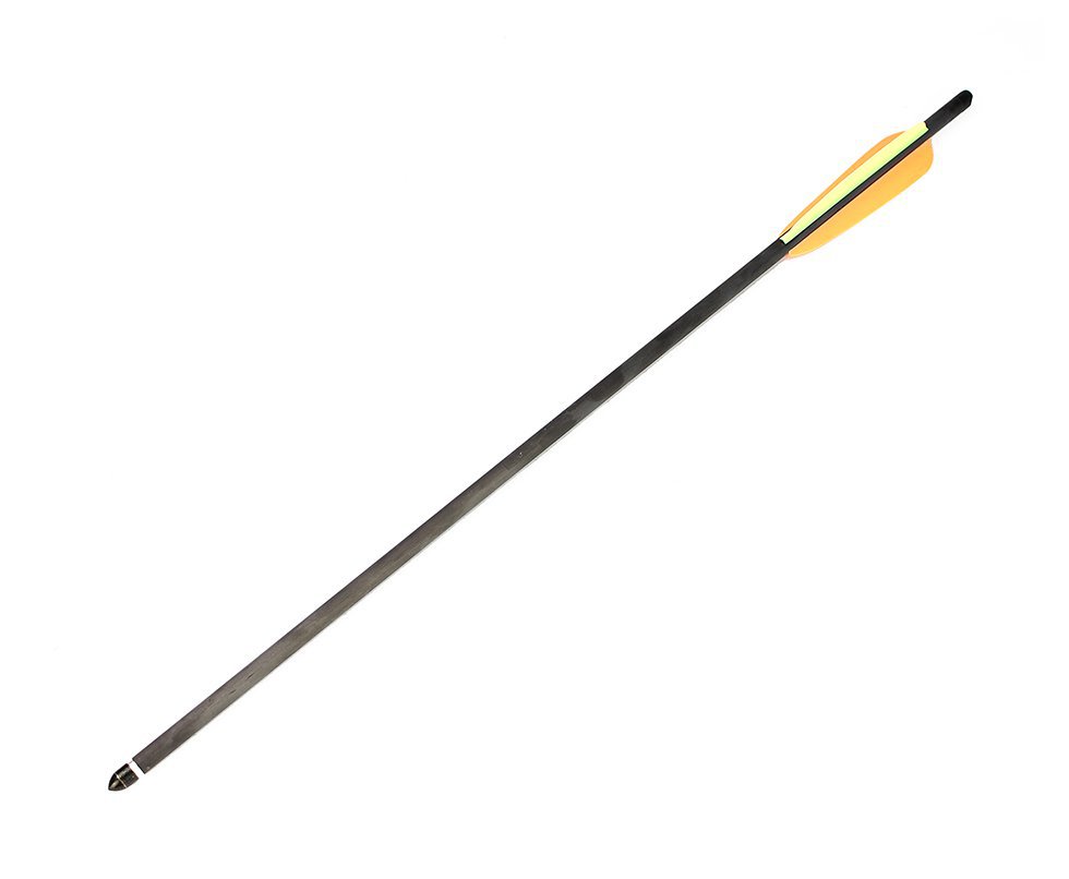 Setas Flecha De Carbono para Balestra longa Ponteira Rosqueável 22" 56cm - Man Kung