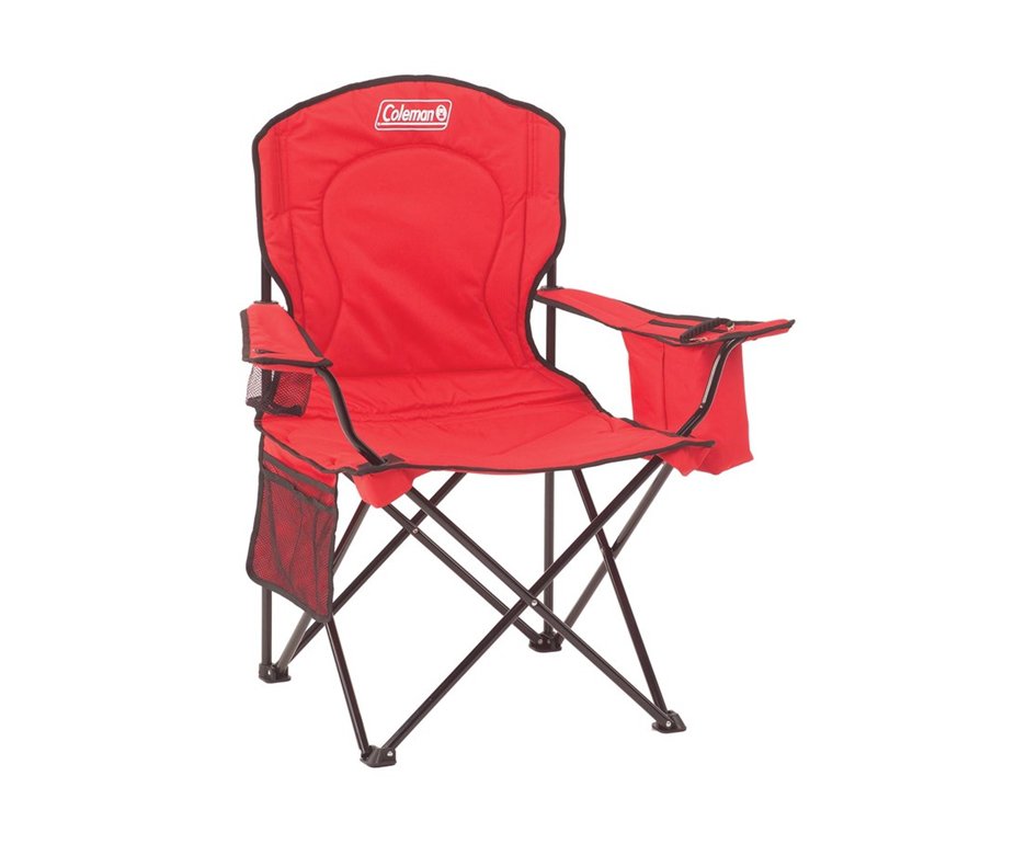 Cadeira Dobrável Com Cooler Vermelha - Coleman