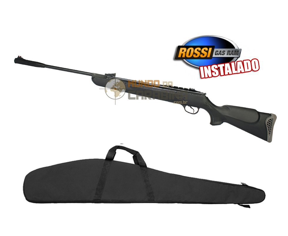 Carabina De Pressão Ht 125 Six Cal 6,0mm- Pistão Pneumático 75kg Sms/rossi + Capa 52"- Hatsan