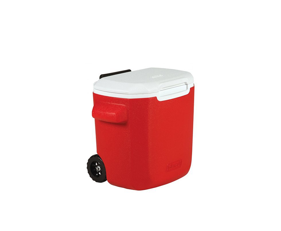 Caixa Térmica Com Rodas 16qt Vermelha - Coleman