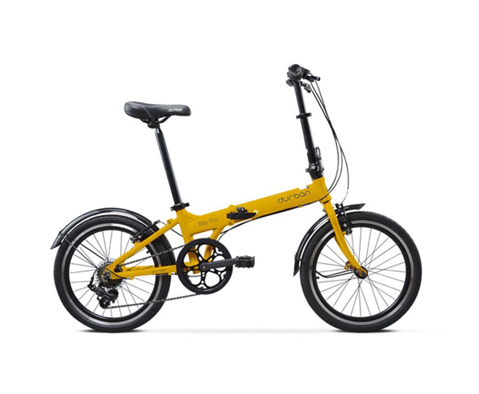 Bicicleta Dobrável Durban Bay Pro - Amarela - Nautika