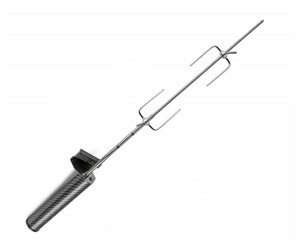 Espeto Giratório Inox E Pilha Wtp Fibra De Carbono - Rotary Speto