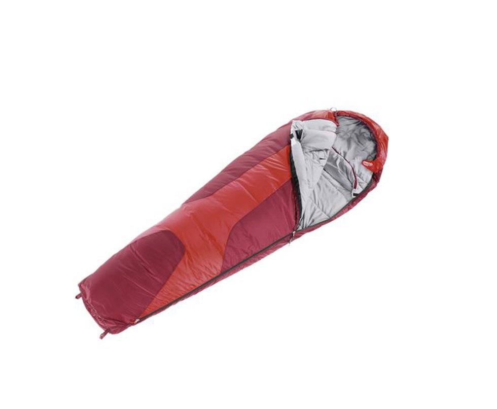Saco De Dormir Orbit 0°c Vermelho  Ziper Lado Esquerdo- Deuter