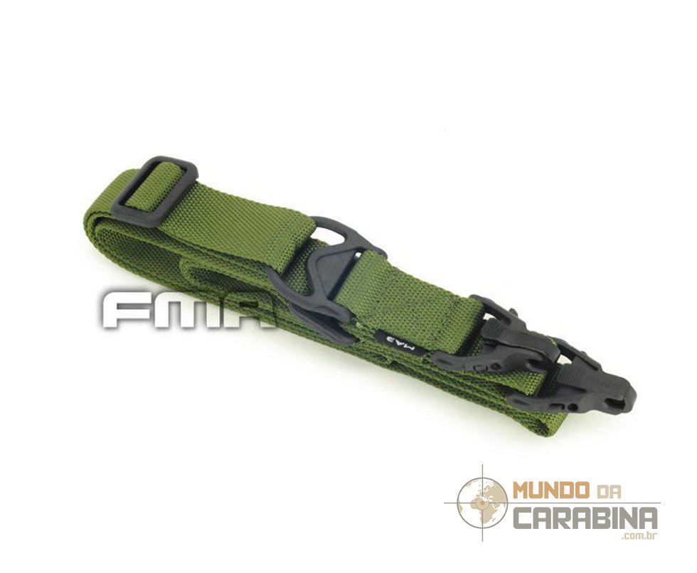 Bandoleira Tática 2 Pontas - Verde - Fma