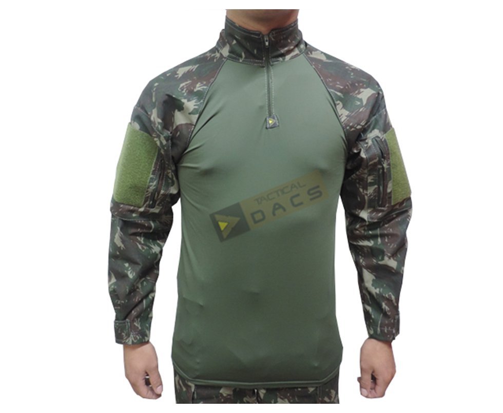 Camisa Combat Shirt Hrt - Camuflado Eb - Dacs