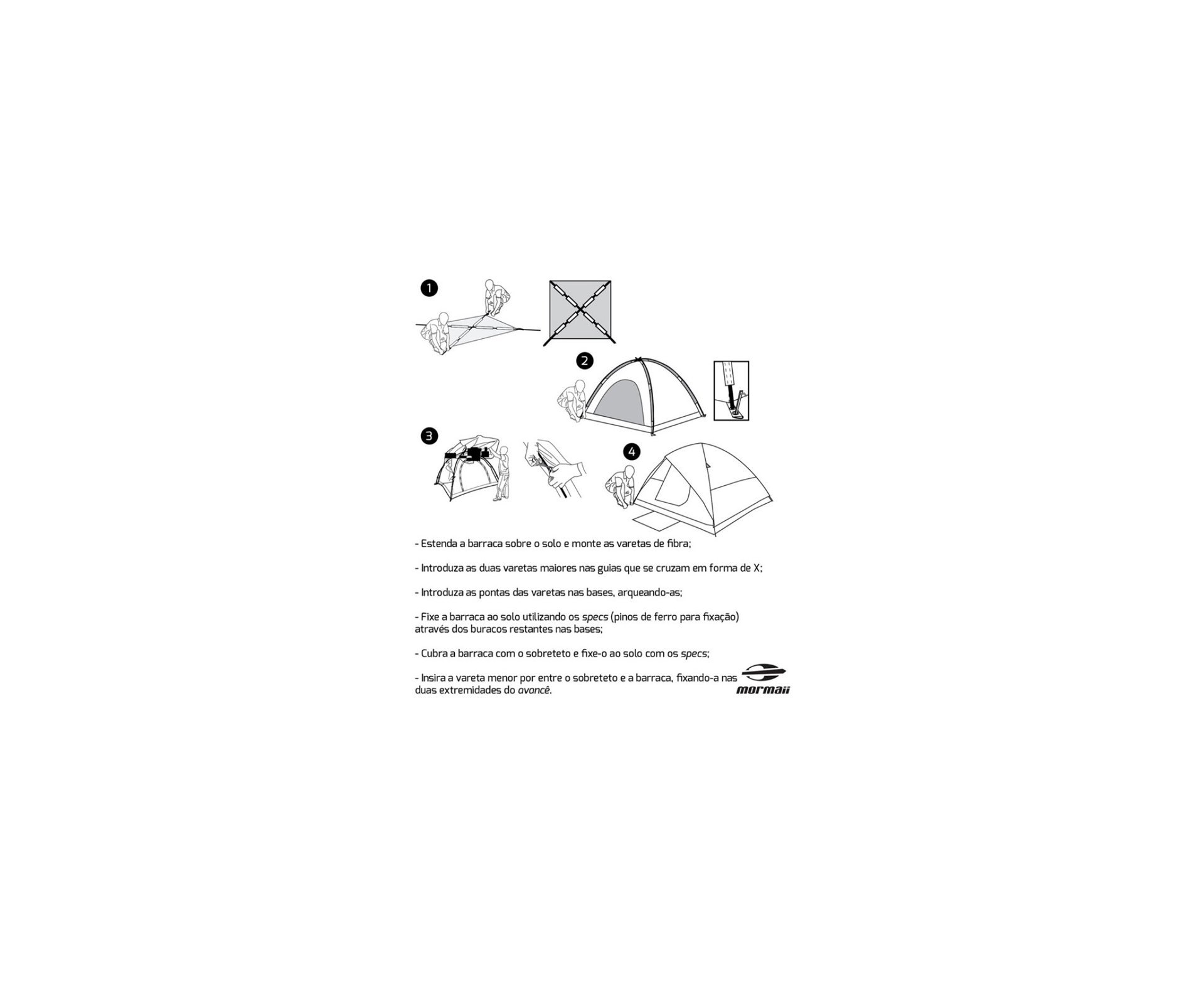 Barraca Brava 3 - Azul E Cinza - Mormaii