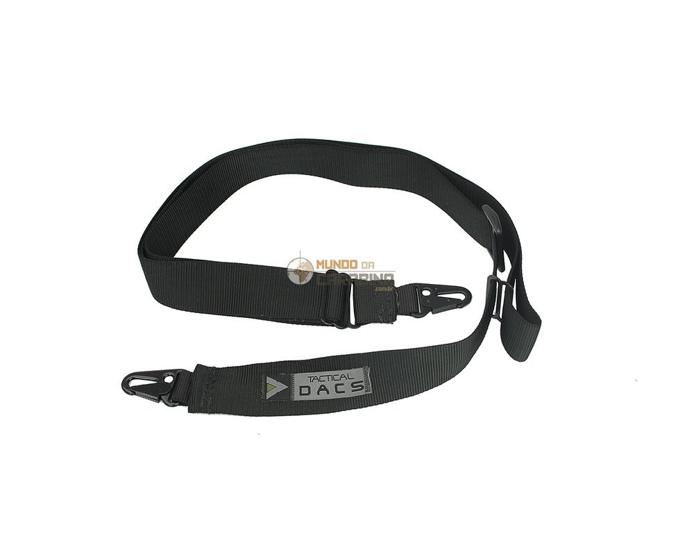 Bandoleira Tática 3 Pontas - Preto - Dacs