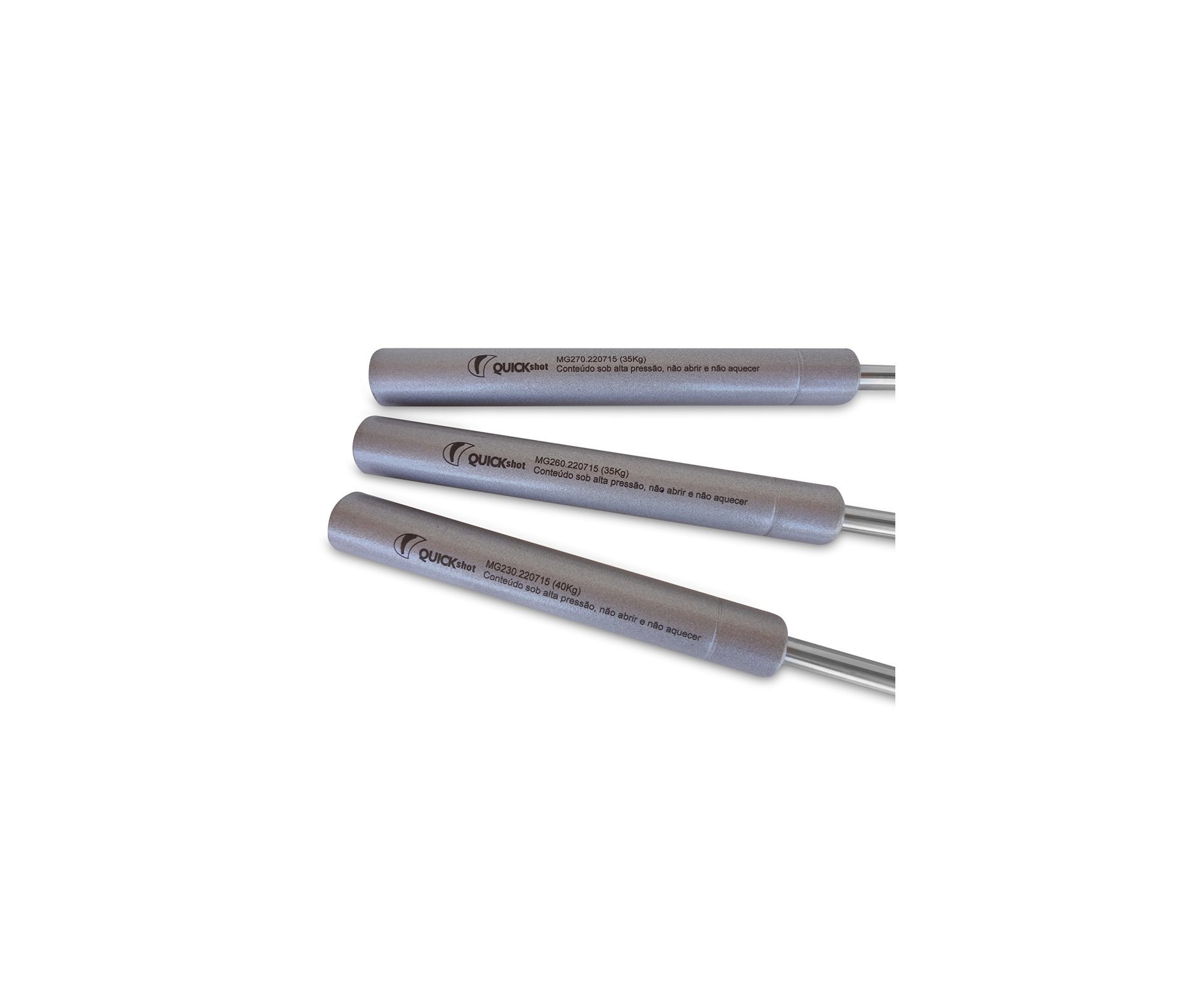 Kit Customização 1 - Pistão Pneumático 50kg + Pu + Centralizador - Cbc B19/bam B19 E Gamo Sts (metal) - Quickshot