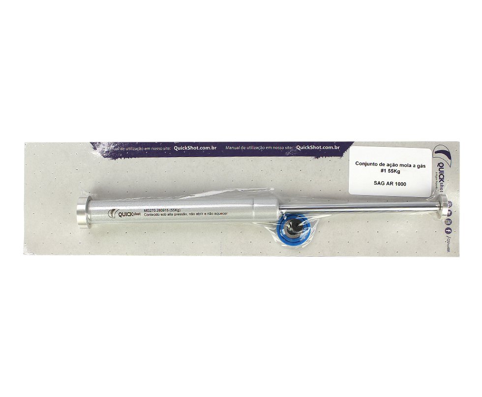 Kit Customização 1 - Pistão Pneumático 55kg + Pu + Centralizador Sag Ar 1000 - Quickshot