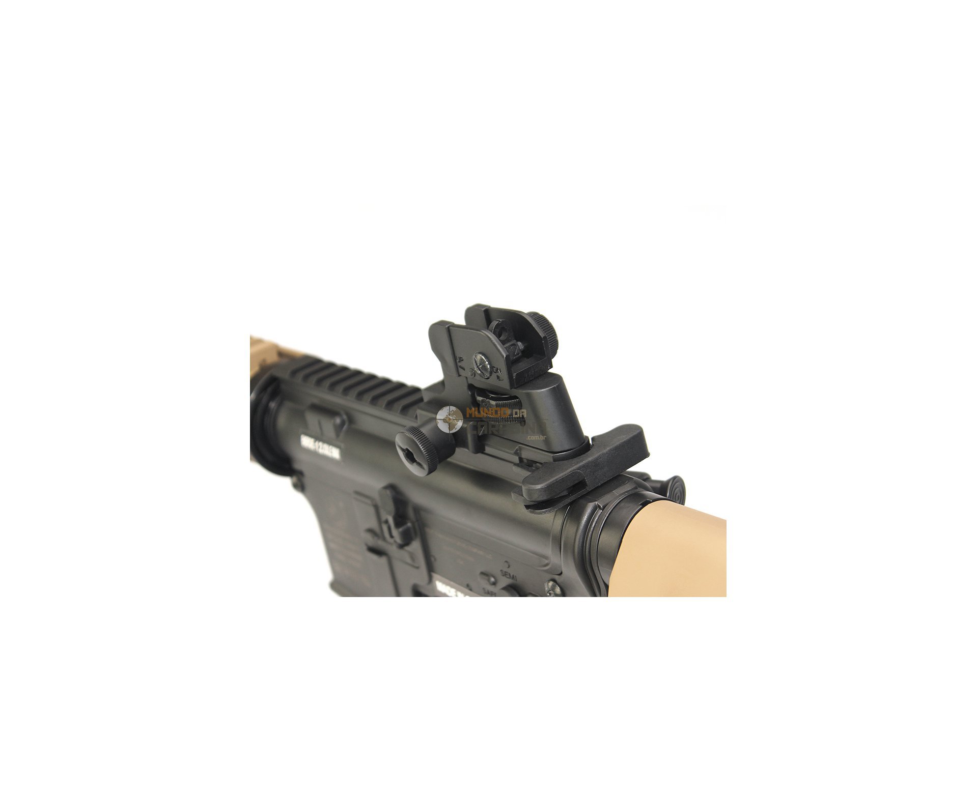 Rifle De Airsoft Colt M4 Ris Cqb Semi Metal Aeg - Edição Marcos Do Val - Cybergun - 110 V