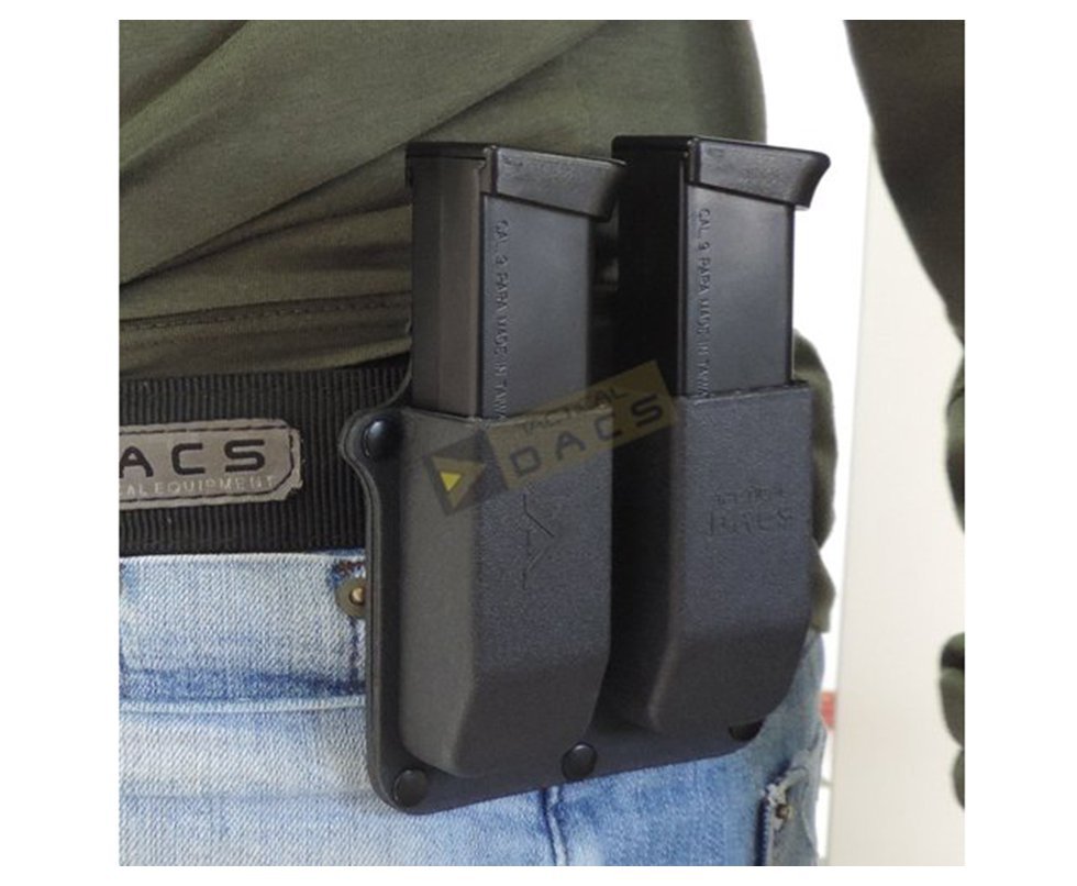 Porta Carregador Duplo Em Polimero Para Taurus