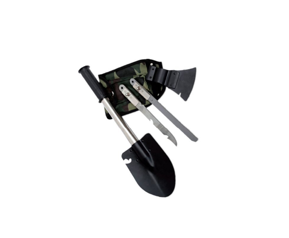 Conjunto Pá + Machado + Faca + Serra - Columbus - Echolife