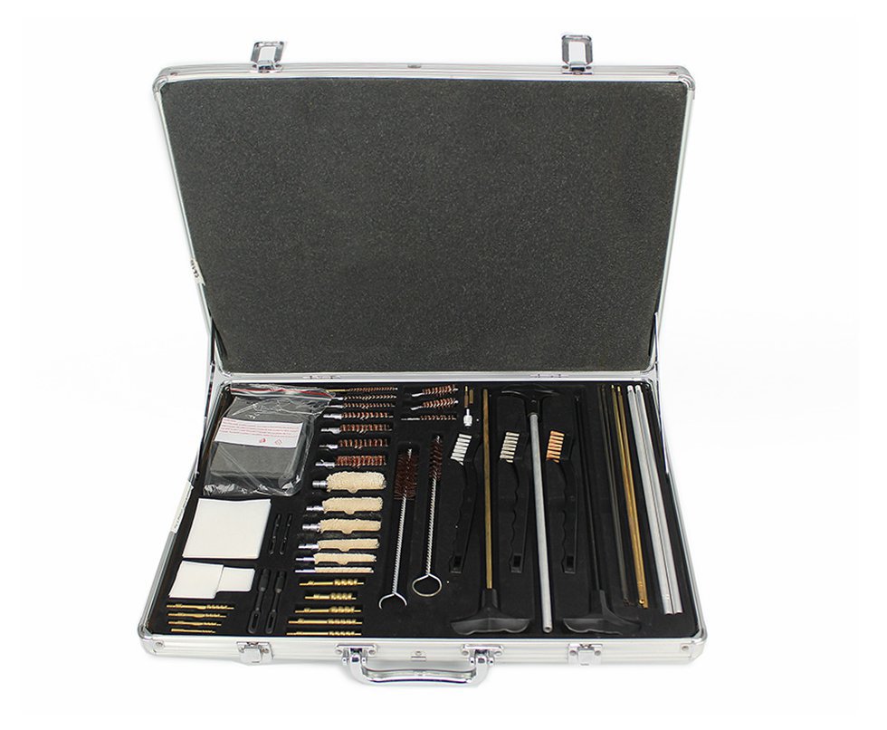 Kit Gun Clear Para Limpeza De Carabinas De Pressão E Armas De Fogo - 51 Peças