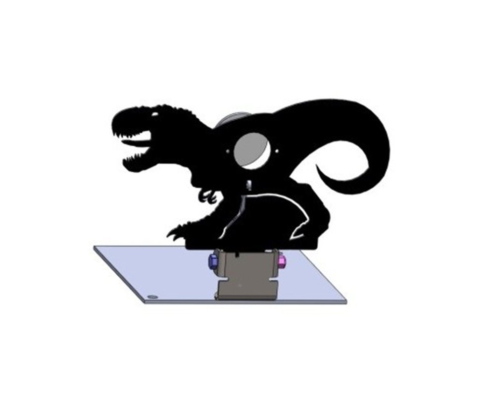 Alvo Metalico Field Target Animal - Dinossauro Rex