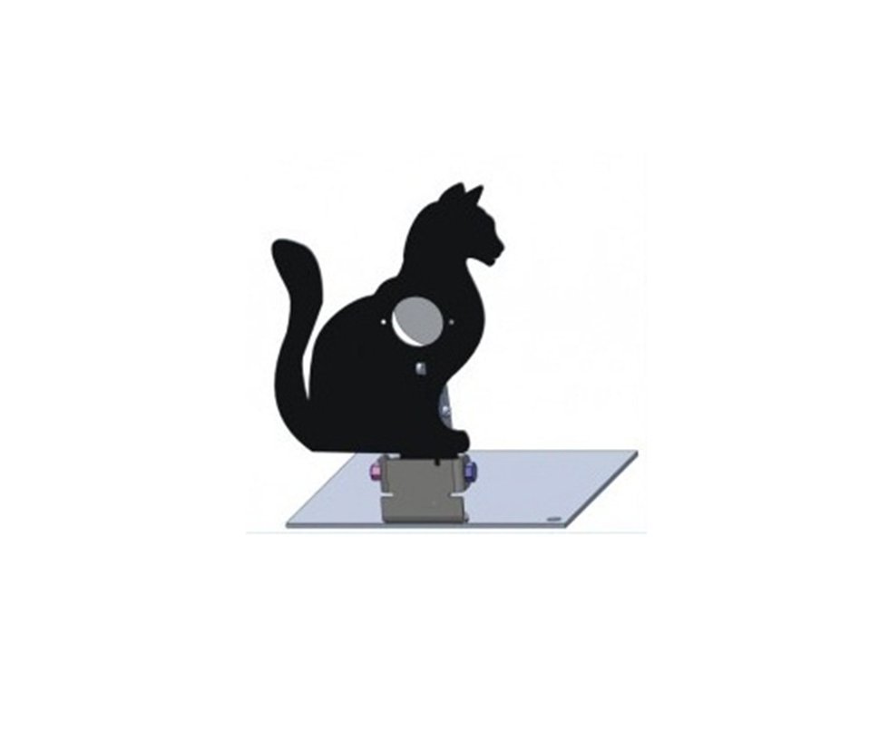 Alvo Metalico Para Field Target Animal - Gato