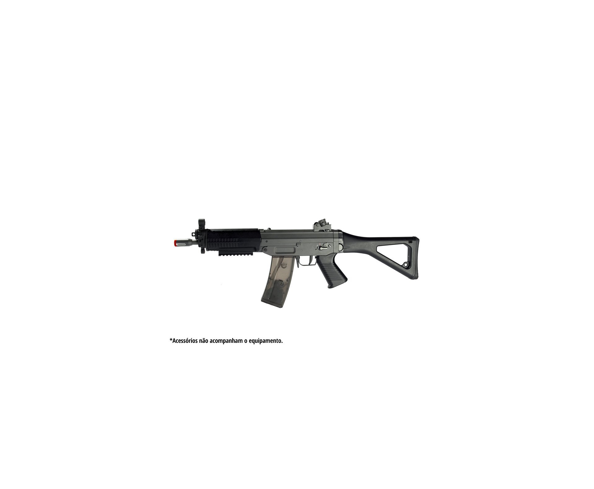 Rifle Airsoft 552 Ris Full Metal Com Blow Back Calibre 6,0 Mm - Cybergun