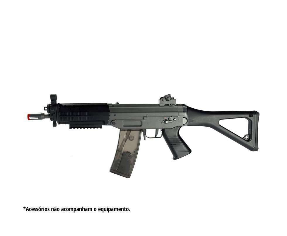 Rifle Airsoft 552 Ris Full Metal Com Blow Back Calibre 6,0 Mm - Cybergun