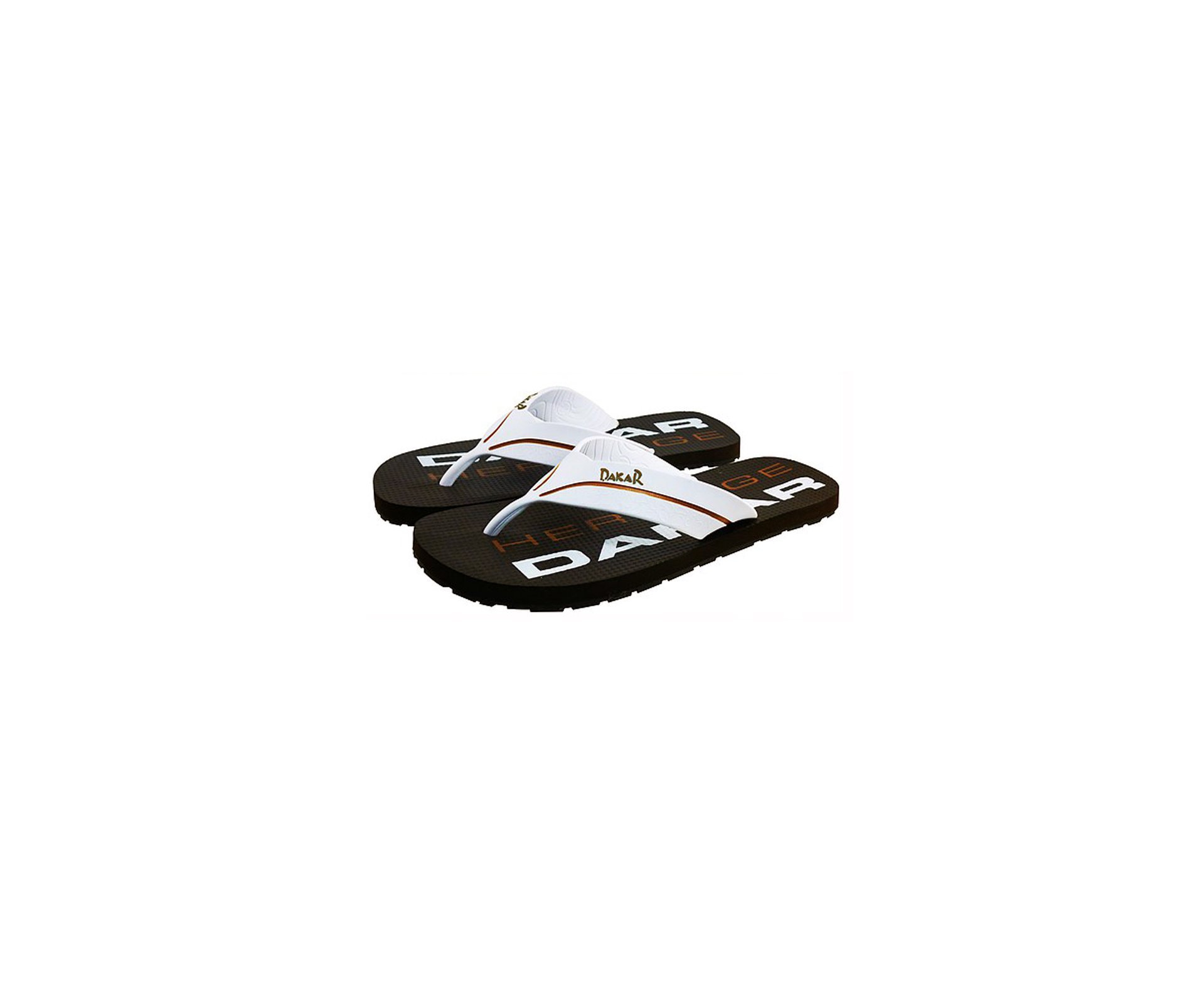 Chinelo Dakar Masculino Marron / Branco - Dakar - 37/38