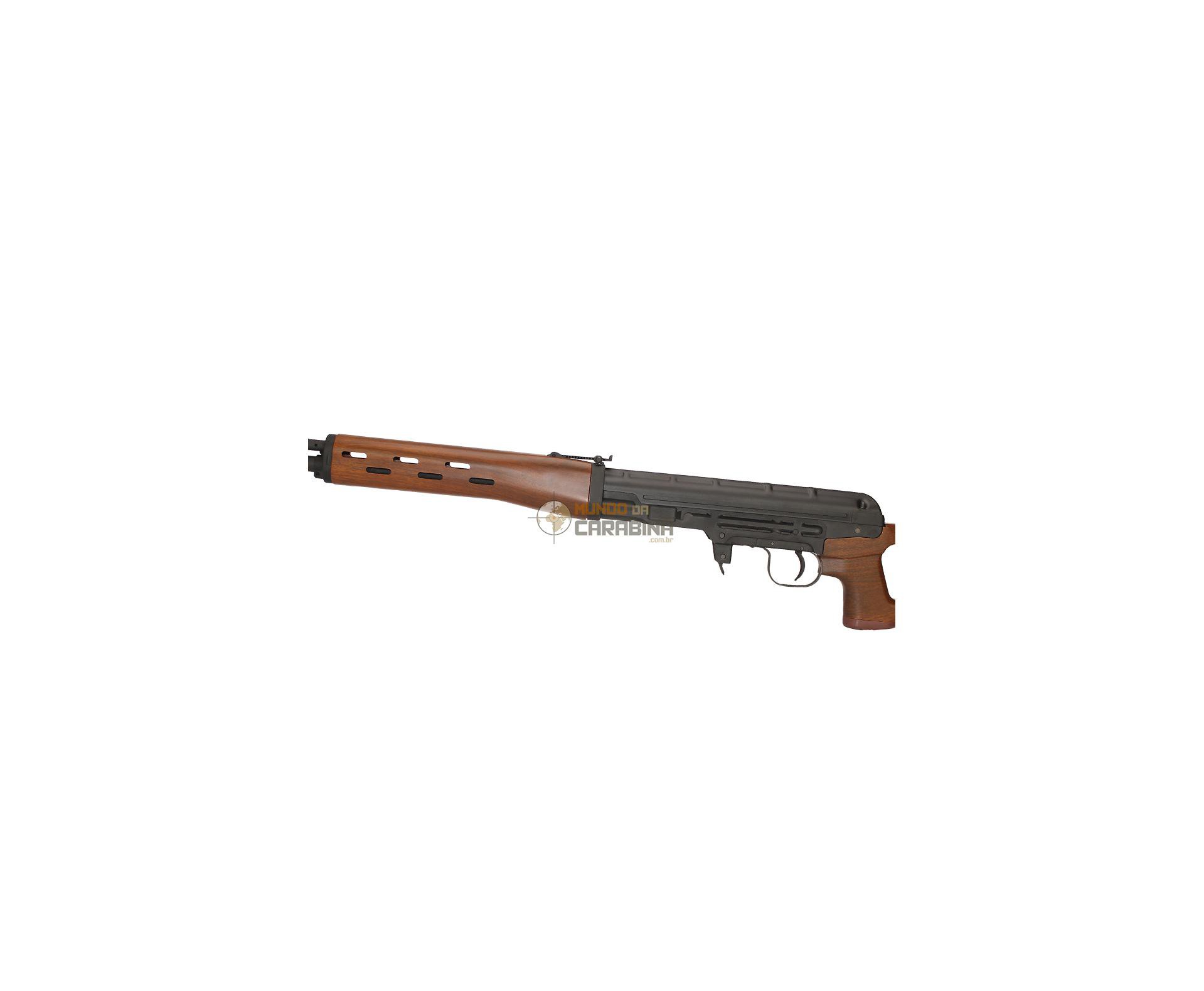 Rifle De Airsoft  Sniper Svd Wood Spring Cal 6,0 Mm Kalashinikov - King Arms