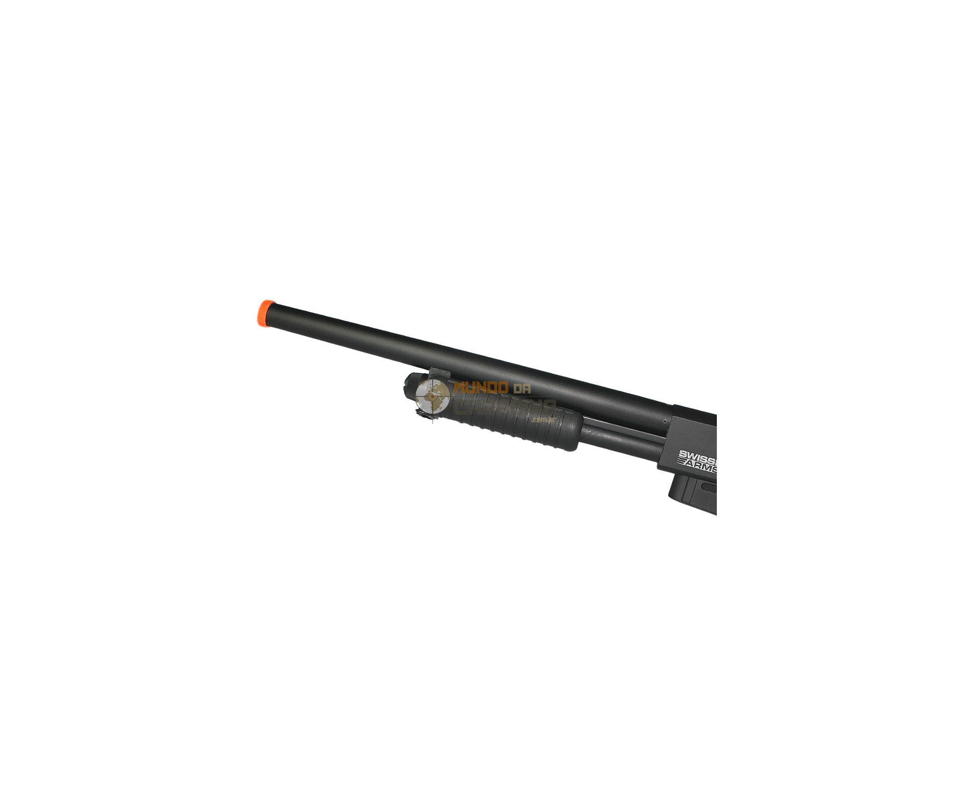 Shotgun Airsoft Sg Versão Longa - Full Metal - 6,0 Mm - Swiss Arms