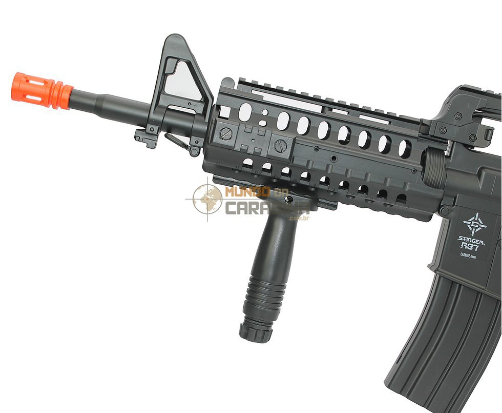 Rifle De Airsoft M4 Ris Stinger R37 6mm Spring Crosman Game Face