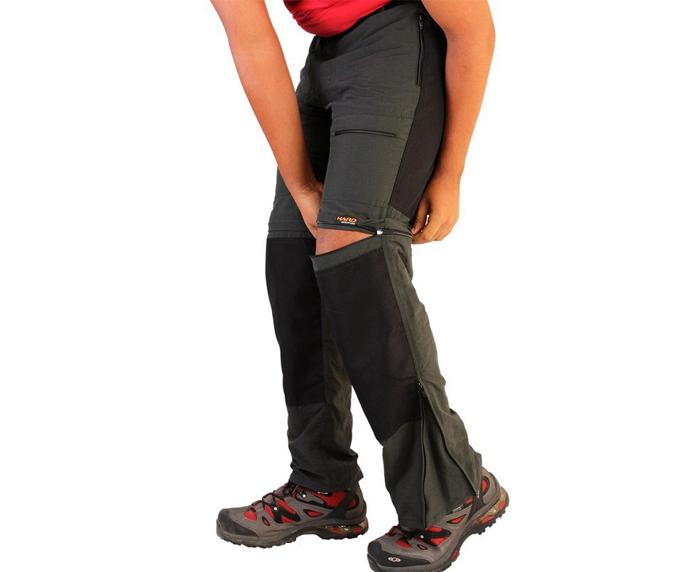 Calça-bermuda Pro Mountain Masculina Cinza Escuro/preto - Hard