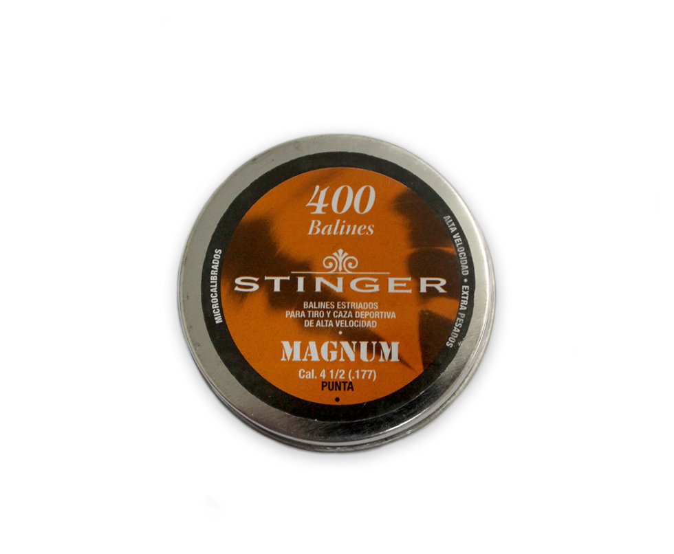 Chumbinhos Magnum Calibre 4,5 Mm - 400 Unidades - Stinger