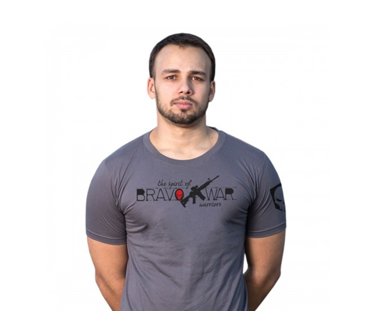 Camiseta Estampada Bravo Cinza - Bravo