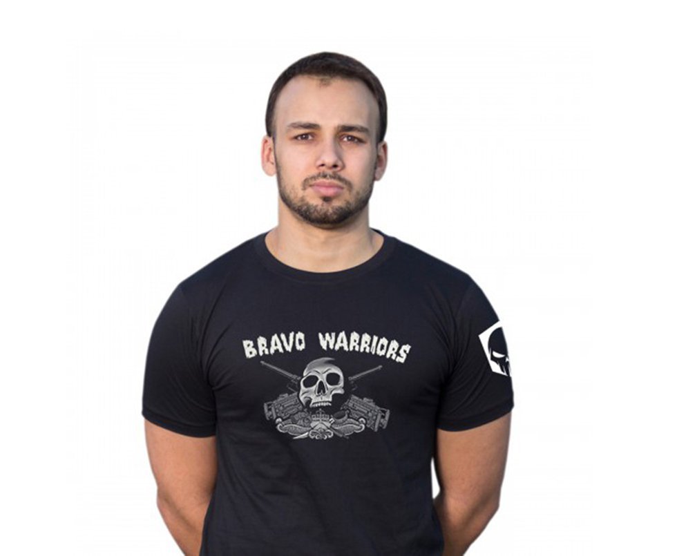 Camiseta Estampada Bravo Warriors Preta - Bravo - P
