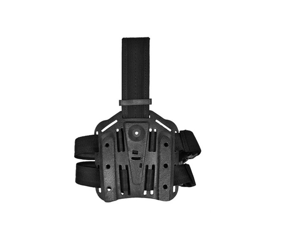 Protetor De Coxa P/ Coldre Em Polimero - Universal Preta - Bravo