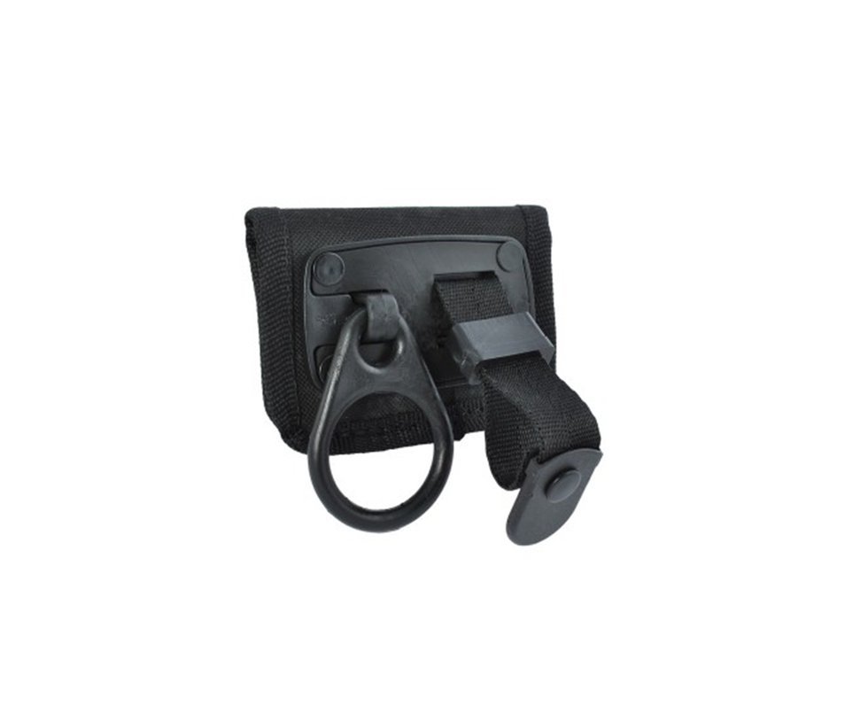 Porta Tonfa Em Polimero Fixo Preta - Bravo