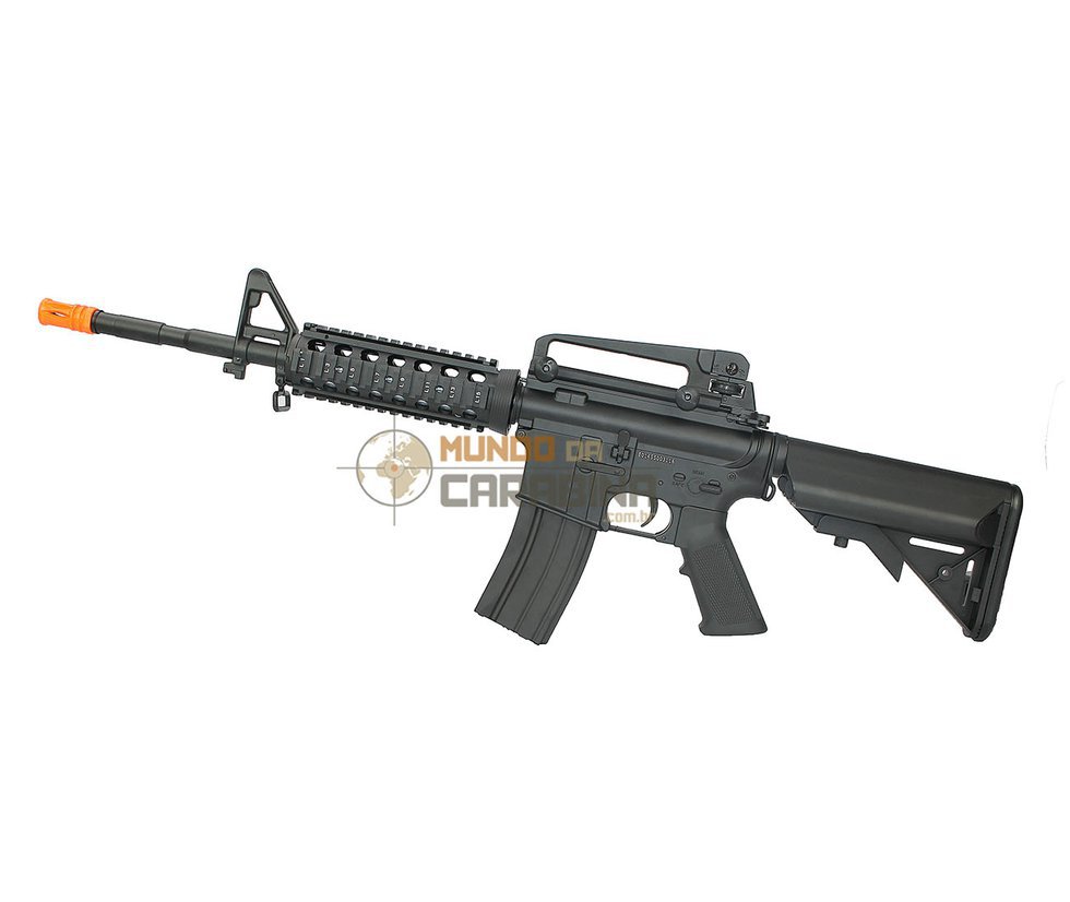 Rifle De Airsoft M4a1 Ris Long Full Metal - Bivolt - Cal 6mm - Cyma
