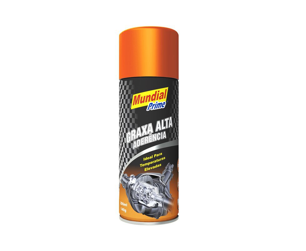 Graxa Alta Aderência Spray 200ml - Mundial Prime