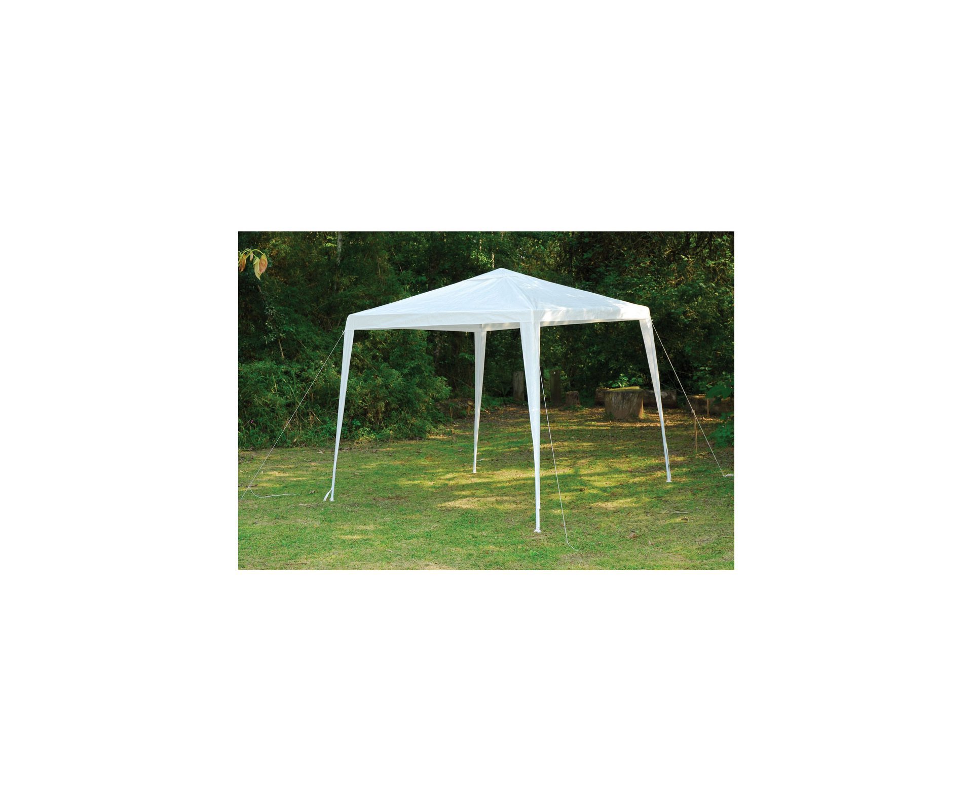 Gazebo De Praia 2,40x3m Ráfia Branca - Mor