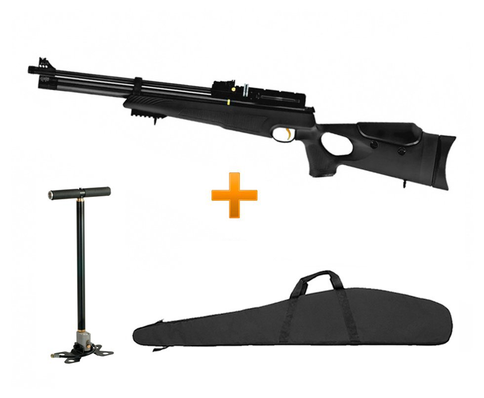 Carabina Pcp Hatsan At44-10- Calibre 5,5 Mm + Capa + Bomba Pneumática Hatsan