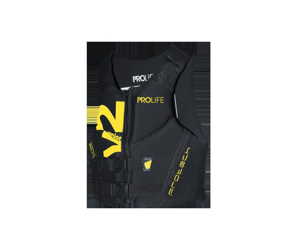 Colete Salva Vidas Neoprene New Protech Homologado G Amarelo - Prolife