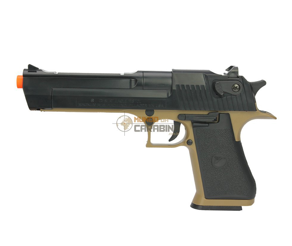 Pistola De Airsoft Desert Eagle 50ae Spring Pst Cal 6mm Bax - CYBERGUN