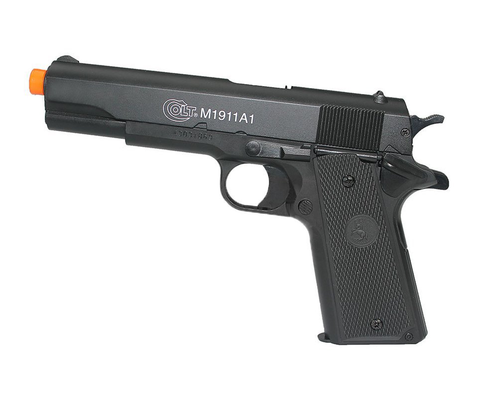 Pistola De Airsoft Colt 1911 A1 Semi Metal Calibre 6,0 Mm - Colt Cybergun
