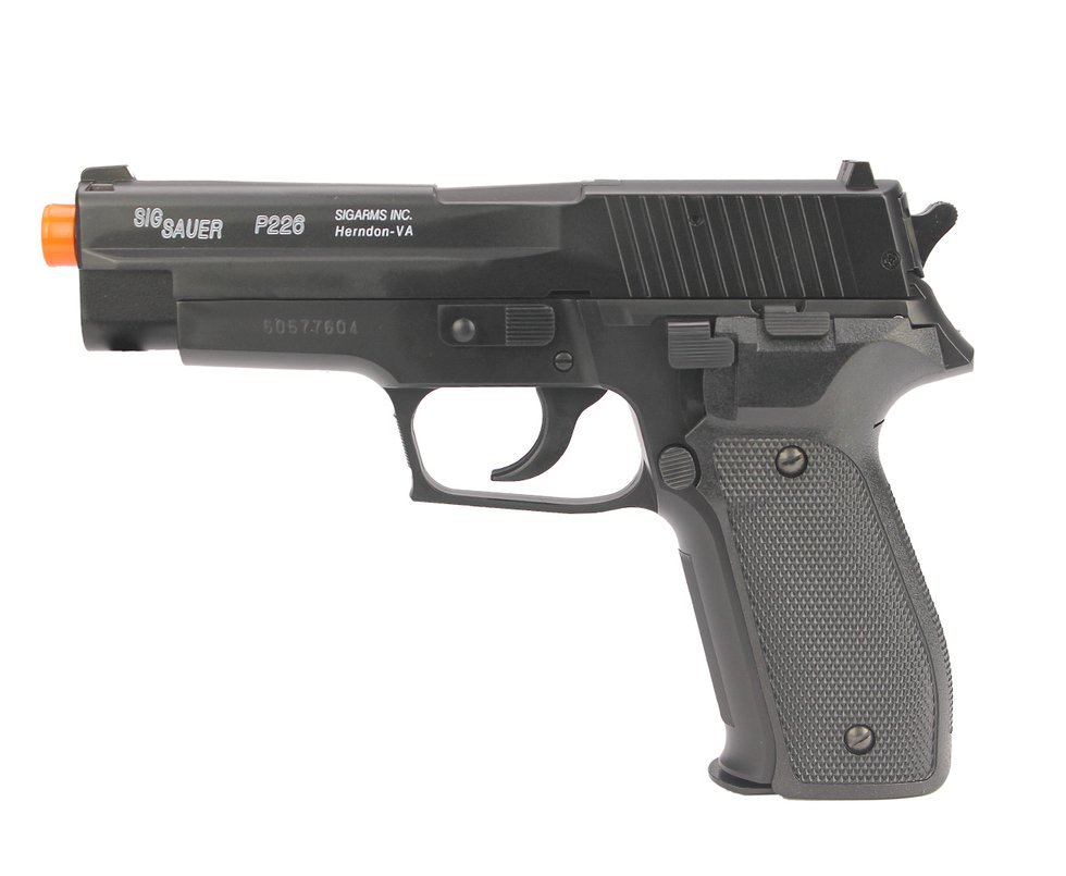 Pistola De Airsoft P226 Sig Sauer Slide Metal - Calibre 6,0 Mm - Cybergun