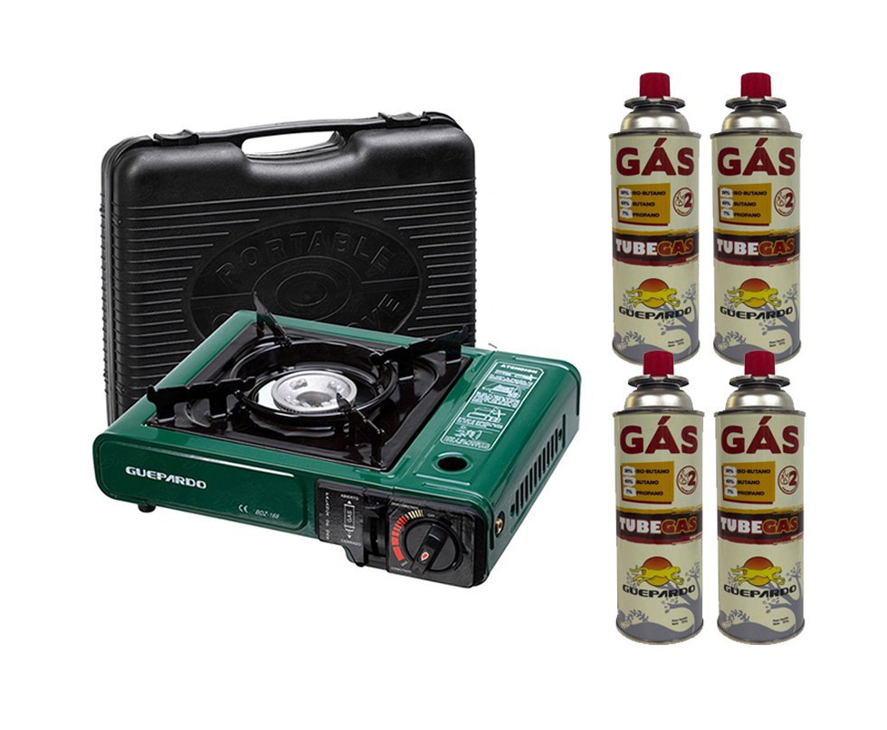 Fogareiro Duppio Guepardo + 04 Refil Gas - Guepardo