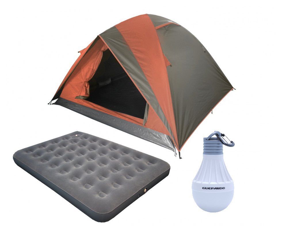 Barraca Venus Ultra 4 Pessoas + Colchao Casal Fit + Lampada Inteligente